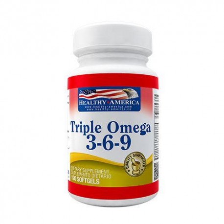 TRIPLE OMEGA 3-6-9 1200mg (HEALTHY DE AMERICA COLOMBIA) FCO*120 SOTGEL