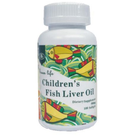 Children´s Fish Liver Oil Frasco*100 tabletas de 500 mg. (envios a todo colombia )