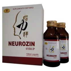 Neurozin Syrup Caja por 2 frascos de 100 ml, con cuchara medidora.(envíos a todo Colombia)